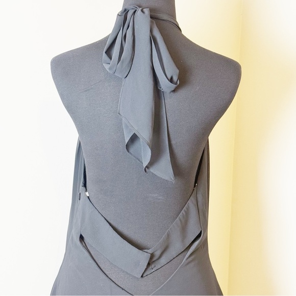 Revelry Black Athena Bridesmaid Dress Size 12 - Picture 5 of 6